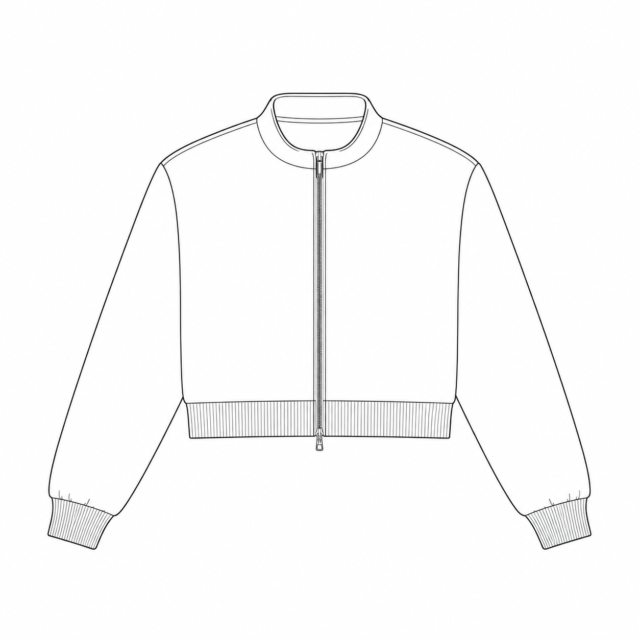 Zip Up Mockneck