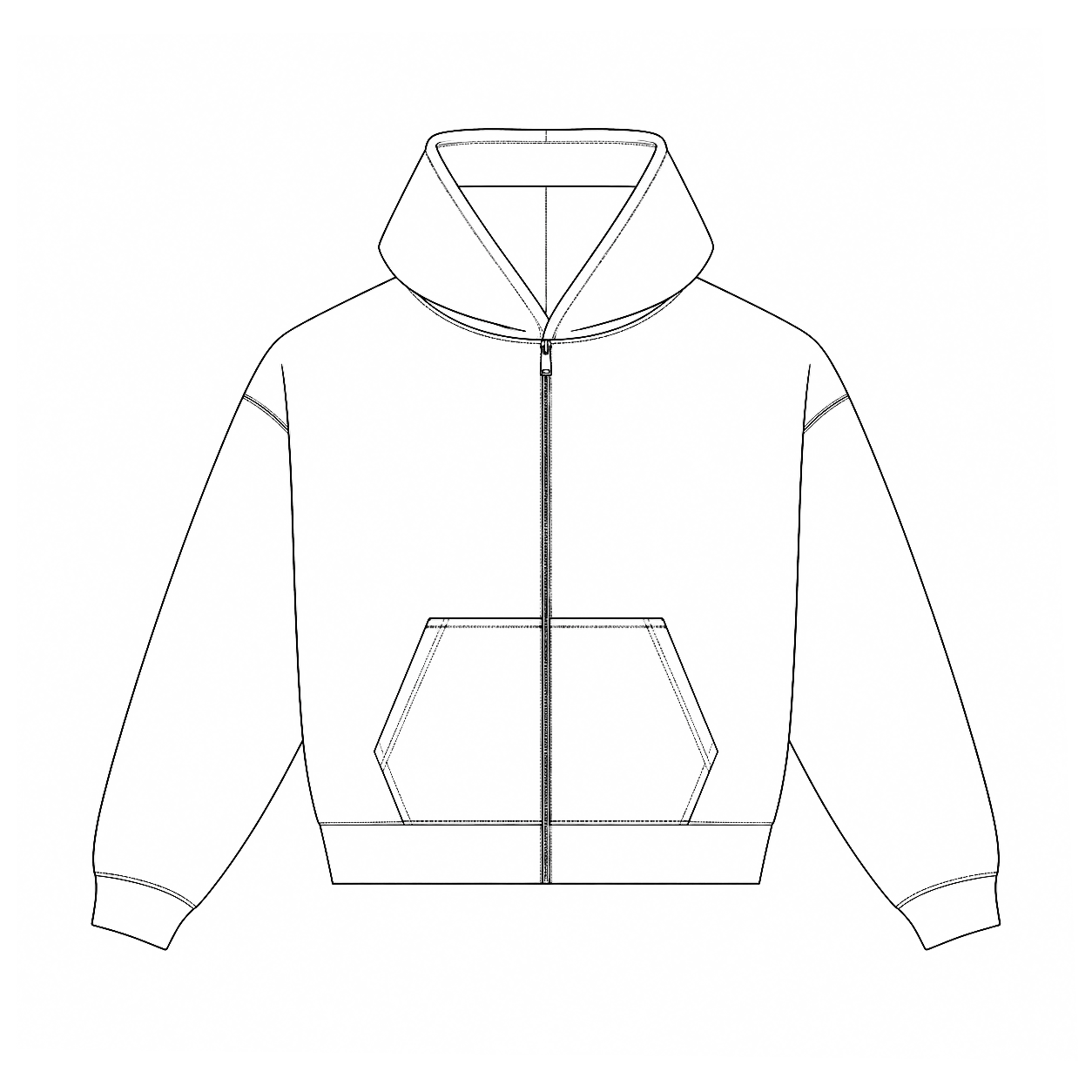Zip-Up Sweatshirt