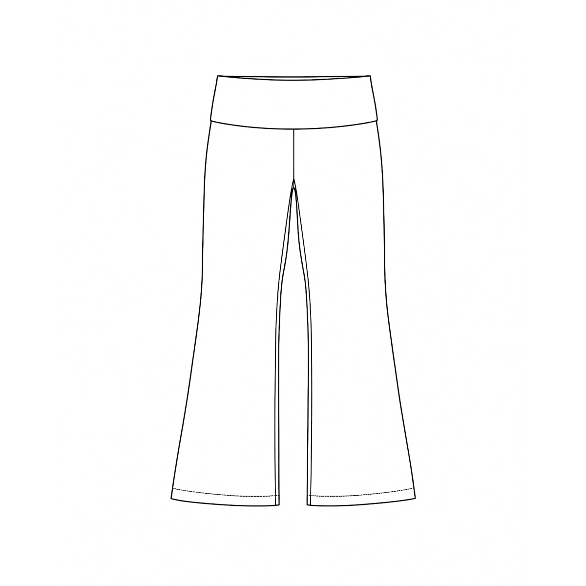 Foldover Yoga Pants